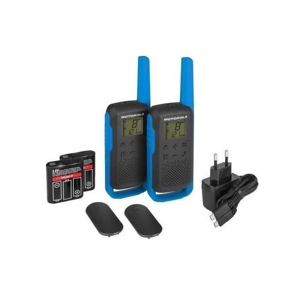 WALKIE TALKIE T62 AZUL MOTOROLA 59T62BLUEPACK PACK 2