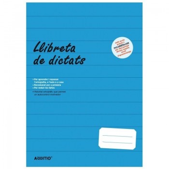 LIBRETA DE DICTADOS LLIBRETA DE DICTATS PRIMARIA ADDITIO