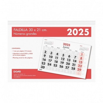 FALDILLA 30X21 NUMEROS GRANDES DOHE 2023