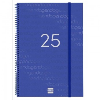 AGENDA YEAR E40 SEMANA VISTA HORIZONTAL 2025 AZUL