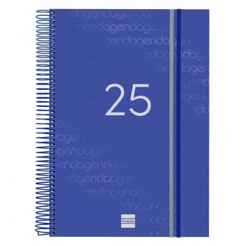 AGENDA YEAR E40 DIA PAGINA 2025 AZUL