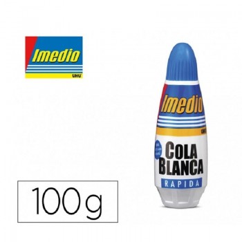 COLA BLANCA PEGAMENTO 100GR IMEDIO SECADO RAPIDO TRANSPARENTE