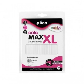 COLA TERMOFUSIBLE EN BARRA PLICO MAX-XL BLISTER DE 25