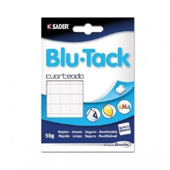 MASILLA ADHESIVA BLU-TACK BLANCO CUARTEADO