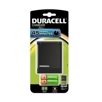 CARGADOR DE PILAS DURACELL 2 PILAS RECARGABLES AA DE 1700 MAH + 2 PILAS AAA DE 750 MAH