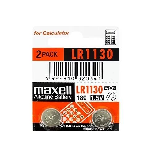 PILA BOTON LR1130 MAXELL MICRO BLISTER DE 2 (M567)