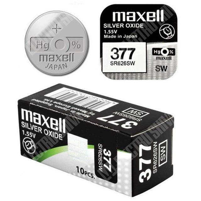 PILA BOTON SR626SW MAXELL MICRO SR0626SW  1,55V BLISTER DE 1 (M044)