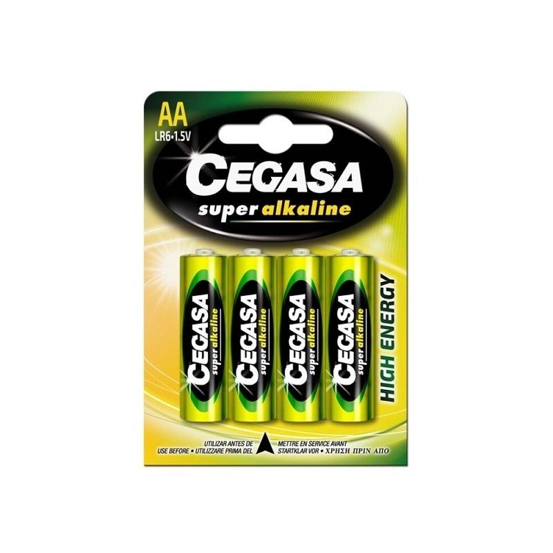 PILAS AA LR06 ALCALINA CEGASA BLISTER 4 UNIDADES