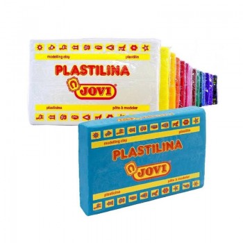 PLASTILINA JOVI 350GR 72 CAJA 15 PASTILLAS COLORES BASICOS