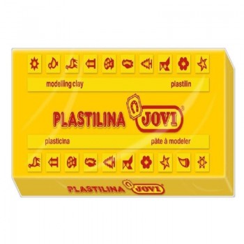 PLASTILINA JOVI 350GR MONOCOLOR AMARILLO OSCURO