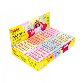 PLASTILINA JOVI 50GR 70 COLORES PASTEL CCAJA 30 UNIDADES 70P