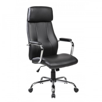 SILLON DIRECCION RD986V22 SIMILPIEL SINCRO BASE CROMADA Y CABECERO