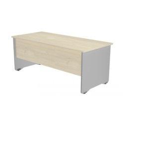 MESA ROCADA WORK 160X80 ESTRUCTURA ALUMINIO TABLERO GRIS