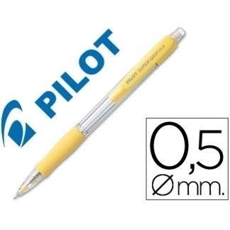 PORTAMINAS PILOT SUPER GRIP AMARILLO 0,5MM