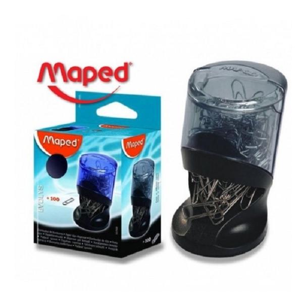 PORTACLIPS MAPED 117X70X53 IMANTADO SURTIDO COLORES 537500