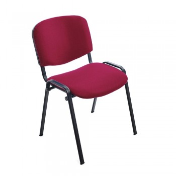 SILLA CONFIDENTE RD-965/2 GRANATE TELA IGNIFUGA ( SERIE ERGOLINE )