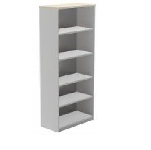 ARMARIO DE MELAMINA 195X90X45 ESTRUCTURA GRIS / TAPA GRIS ( SERIE STORE )