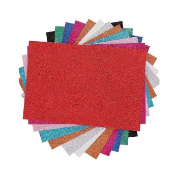 GOMA EVA PURPURINA 40X60CM PLATA FAIBO 1659-91