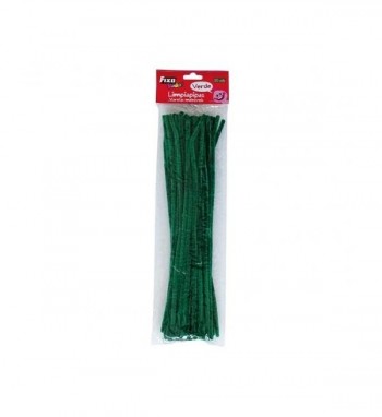 LIMPIAPIPAS FIXO KIDS 30CMX6MM VERDE PACK DE 50