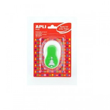 TALADRADORA PERFORADORA GOMA EVA APLI 25,4MM ARBOL VERDE