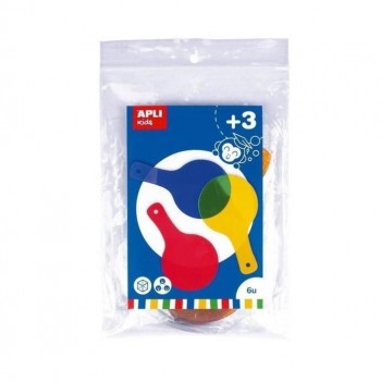 JUEGO EDUCATIVO APLI PALETAS DE COLORES 6 UD