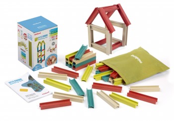 JUEGO EDUCATIVO MINILAND DE CONSTRUCCION ECO BEAMS BUILDING SET (2-6 AÑOS)