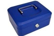 CAJA DE CAUDALES 200X160X90 SCRIVE AZUL