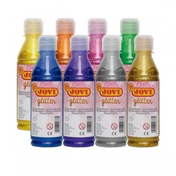 TEMPERA LIQUIDA GLITTER 250ML JOVI