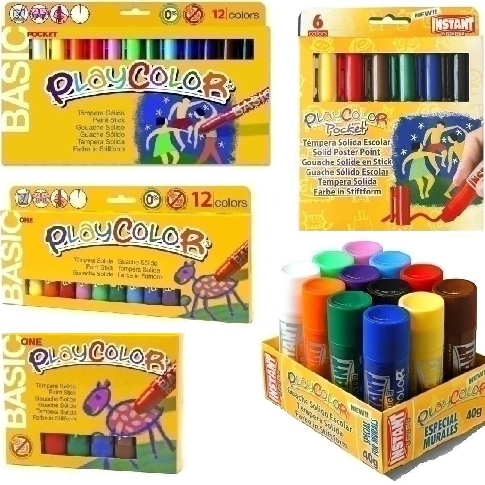 TEMPERA SOLIDA PLAYCOLOR BASIC POCKET 5GR 10GR 40GR