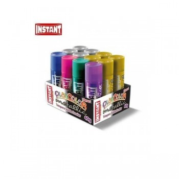 TEMPERAS SOLIDAS PLAYCOLOR ESTUCHE 12 METALLIC MURAL 40GR.  COLORES SURTIDOS 10962