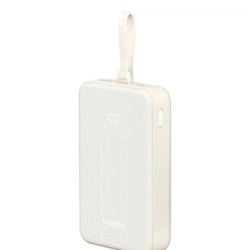 BATERIA PORTATIL EXTERNA POWER BANK UGREEN UGREEN 20000MAH WITH BUILT-IN CABLE