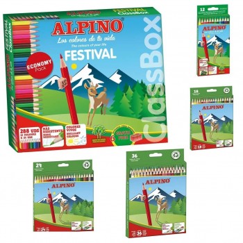 LAPICES DE COLORES ALPINO VARIOS FORMAOS