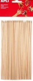 PINCHOS PALILLOS REDONDOS MADERA APLI PINCHO 200X3MM 50U  (  13483  )