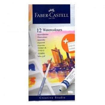 ACUARELAS FABER CASTELL PACK 12 ACUARELAS TUBO 9169612