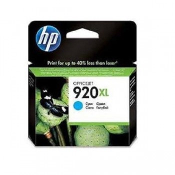 CARTUCHO ORIGINAL HP TINTA CIAN OFFICEJET 6500 - HP920XL CD972AE