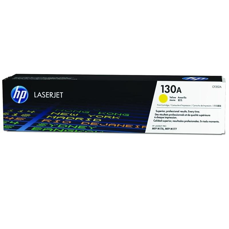 TONER HP CF352A Nº130A AMARILLO LASERJET PRO SERIE MFP M176N/MFP177FW 1.300 PAGINAS