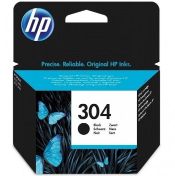 CARTUCHO ORIGINAL HP304 NEGRO DESKJET 3000 / 3720 / 3730 / 3733 NEGRO 120 PAGINAS - N9K06AE