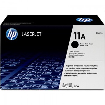 TONER ORIGINAL  HP LASERJET 2410/2420/2430 TONER, 6.000 PAGINAS - 11 A Q6511A