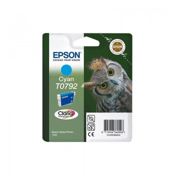 CARTUCHO INKJET EPSON T079240 STYLUS PHOTO 1400 CIAN