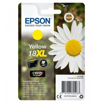 CARTUCHO ORIGINAL EPSON 18XL AMARILLO C13T18144010