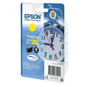 CARTUCHO ORIGINAL EPSON 27XL AMARILLO C13T27144012