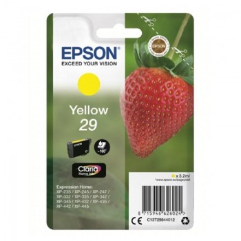 CARTUCHO ORIGINAL EPSON 29 AMARILLO CLARIA C13T29844012