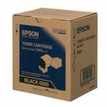 TONER ORIGINAL EPSON ACULASER C3900N NEGRO 6.000 PAGINAS C13S050593