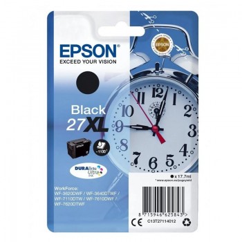 CARTUCHO ORIGINAL EPSON 27XL NEGRO C13T27114012