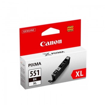 CARTUCHO ORIGINAL CANON CLI-551XL PIXMA MGR-5450/6350, IP-7250 NEGRO (6443B001)