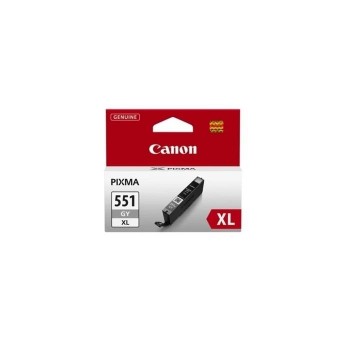 CARTUCHO INKJET CANON CLI-551XL PIXMA MGR-5450/6350, IP-7250GRIS (6447B001)