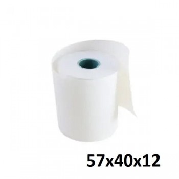 ROLLO DE PAPEL TERMICO 57X40X12 (10)