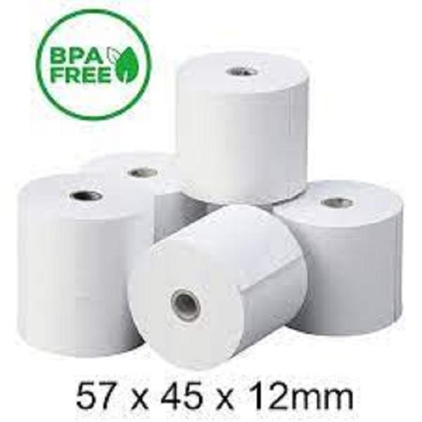 ROLLO DE PAPEL TERMICO 57X45X12 (10) REF 18117