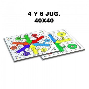 TABLERO DE PARCHIS 6 O 4 JUGADORES