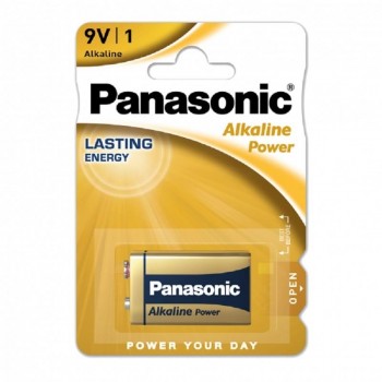 PILA PETACA 6LR61 PANASONIC ALCALINAS 9V